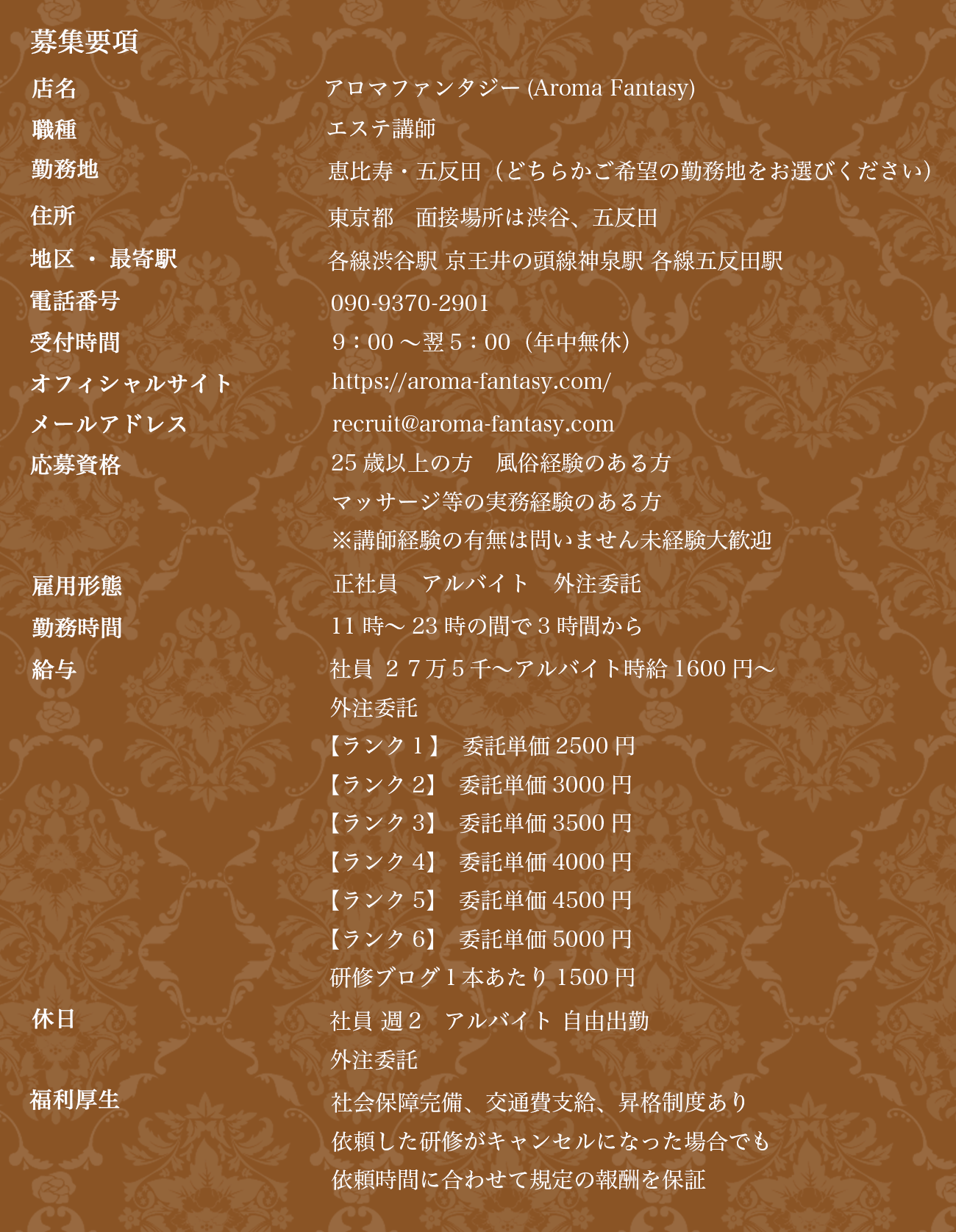 募集要項詳細　PCバージョン