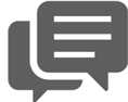 チャットのアイコン