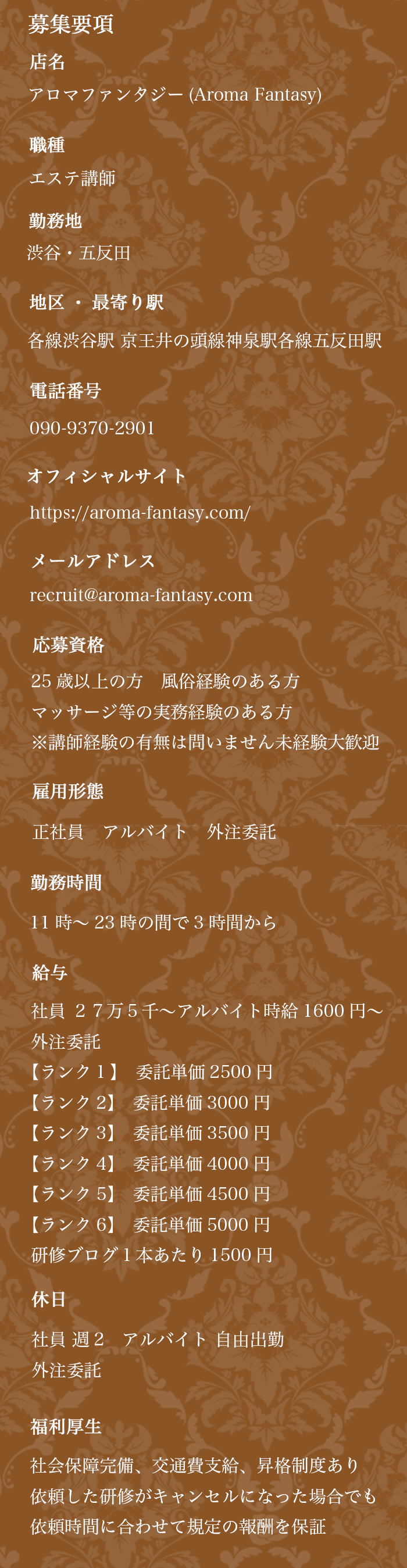 募集要項詳細　スマホバージョン